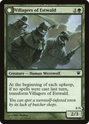 Villagers of Estwald // Howlpack of Estwald (ISD-209) - Innistrad: (Double Faced Transform)