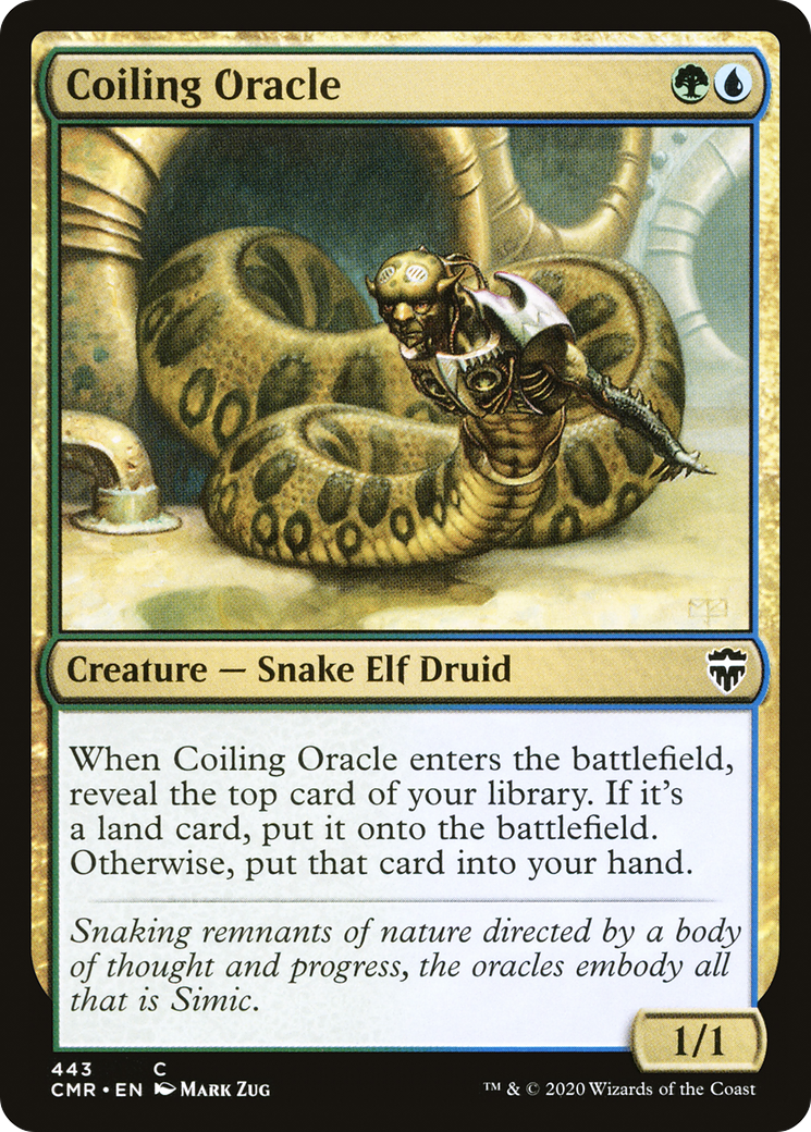 Coiling Oracle (CMR-443) - Commander Legends Foil
