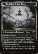 Katilda, Dawnhart Martyr // Katilda's Rising Dawn (DBL-288) - Innistrad: Double Feature: (Double Faced Transform) Foil