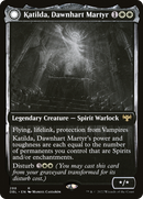 Katilda, Dawnhart Martyr // Katilda's Rising Dawn (DBL-288) - Innistrad: Double Feature: (Double Faced Transform) Foil