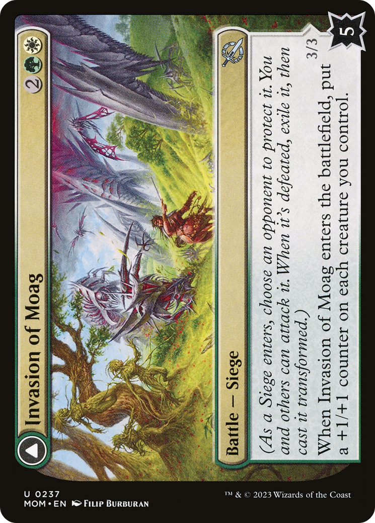 Invasion of Moag // Bloomwielder Dryads (MOM-237) - March of the Machine Foil