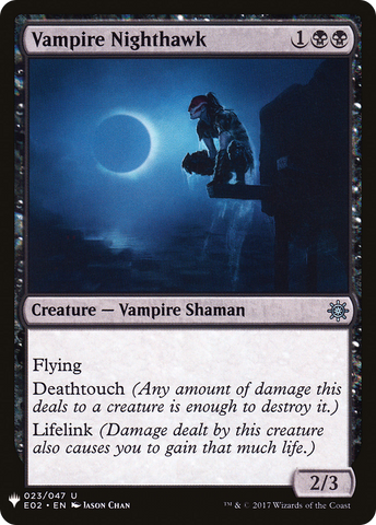Vampire Nighthawk (LIST-E02-23) - The List