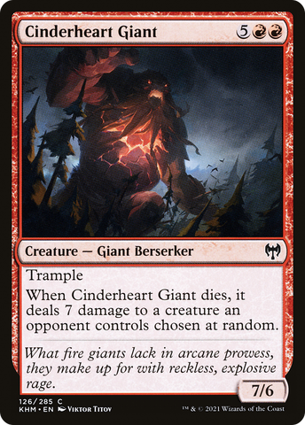 Cinderheart Giant (KHM-126) - Kaldheim