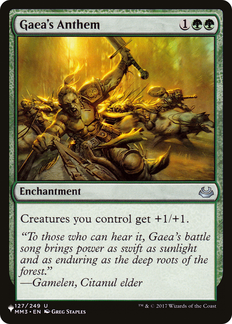 Gaea's Anthem (LIST-127/249) - The List