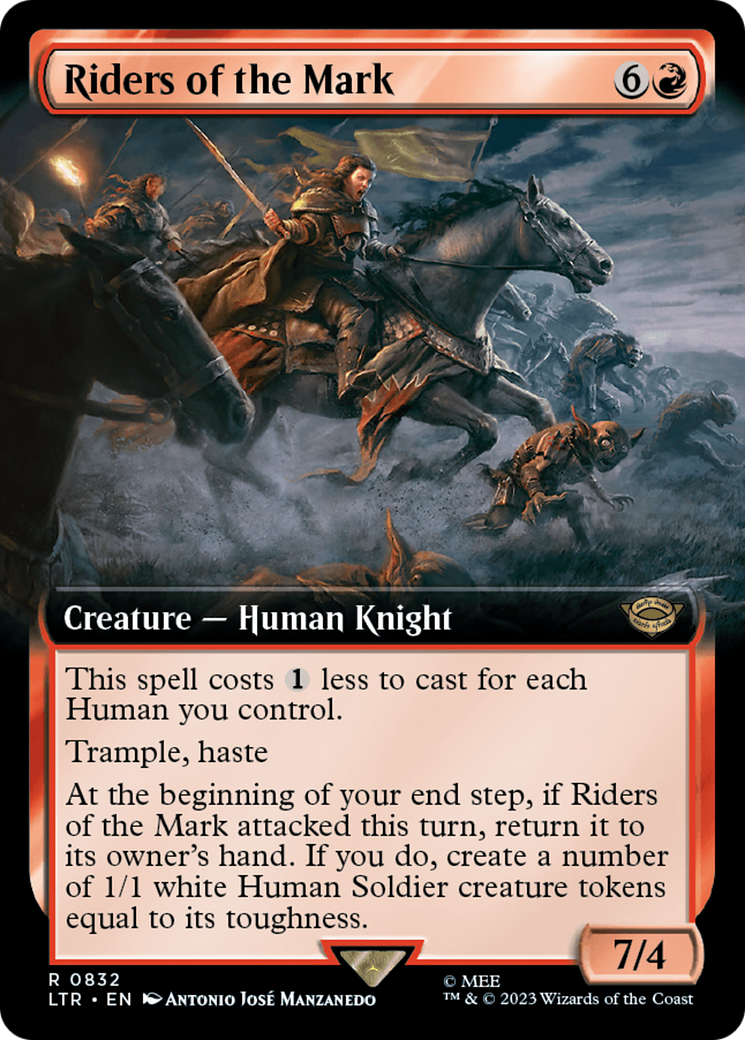 Riders of the Mark (LTR-832) - The Lord of the Rings: Tales of Middle-earth: (Extended Art)
