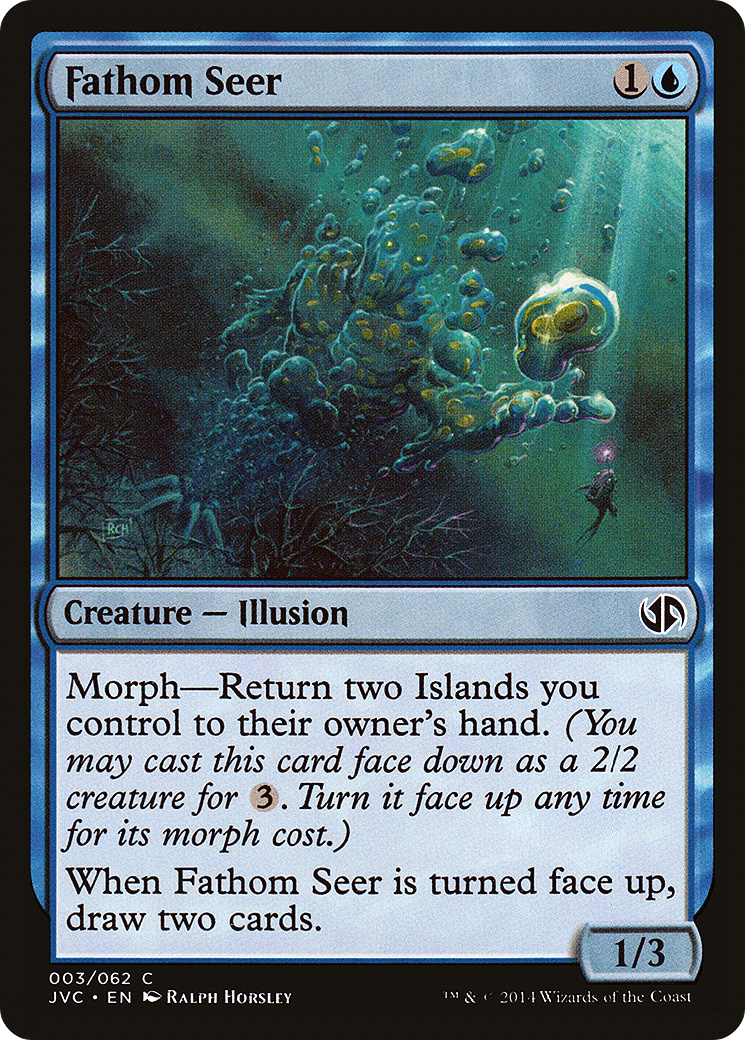 Fathom Seer (DD3-003) - Duel Decks Anthology: Jace vs. Chandra