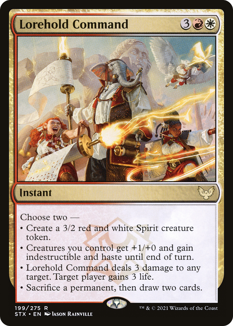 Lorehold Command (STX-199) - Strixhaven: School of Mages Foil