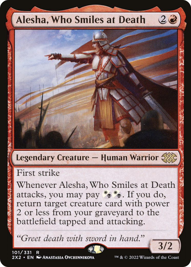 Alesha, Who Smiles at Death (2X2-101) - Double Masters 2022