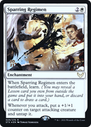 Sparring Regimen (PRE-029) - Strixhaven: School of Mages Promos Foil