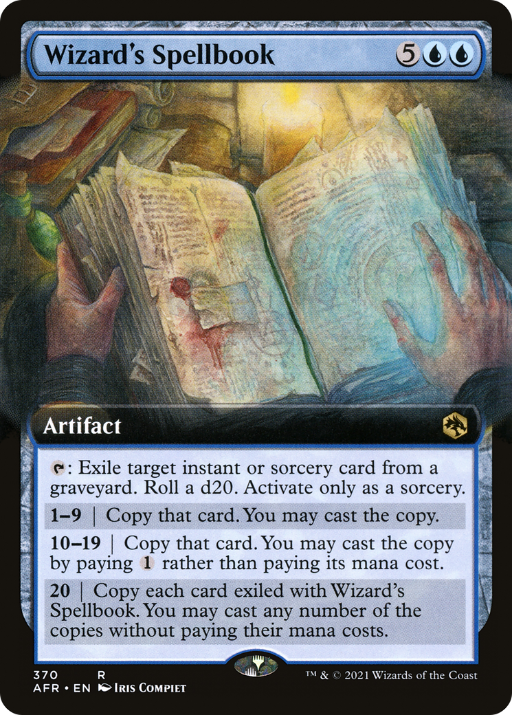 Wizard's Spellbook (AFR-370) - Adventures in the Forgotten Realms: (Extended Art)