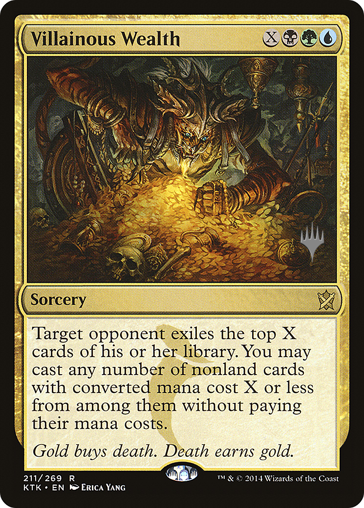 Villainous Wealth (PPIKO-211P) - Khans of Tarkir Promos Foil