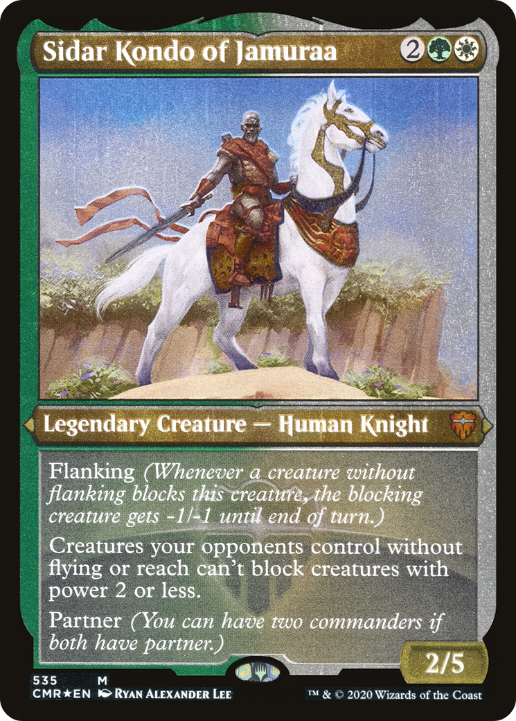 Sidar Kondo of Jamuraa (CMR-535) - Commander Legends Foil