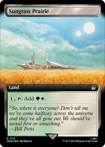 Sungrass Prairie (WHO-1112) - Doctor Who: (Extended Art) Foil