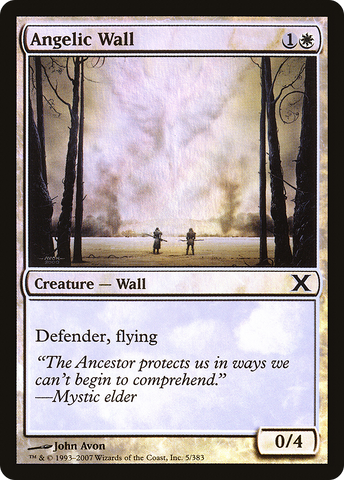 Angelic Wall (10E-05★) - Tenth Edition Foil