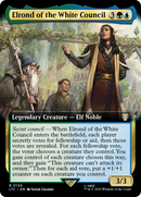 Elrond of the White Council (LTC-134) - Tales of Middle-earth Commander: (Extended Art) Foil