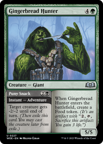 Gingerbread Hunter // Puny Snack (WOE-227) - Wilds of Eldraine