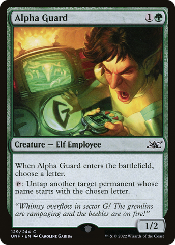 Alpha Guard (UNF-129) - Unfinity Foil