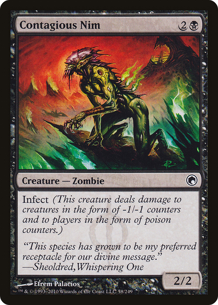 Contagious Nim (SOM-058) - Scars of Mirrodin Foil