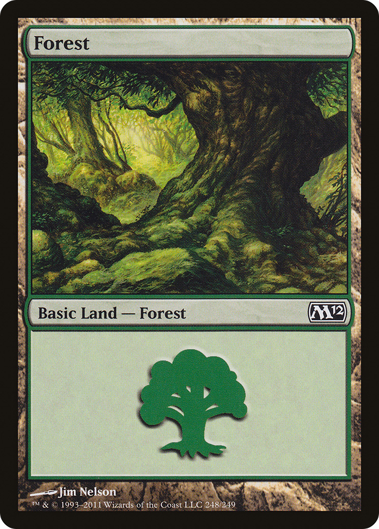 Forest (M12-248) - Magic 2012 Foil