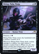 Biting-Palm Ninja (PRE-88S) - Kamigawa: Neon Dynasty Promos Foil