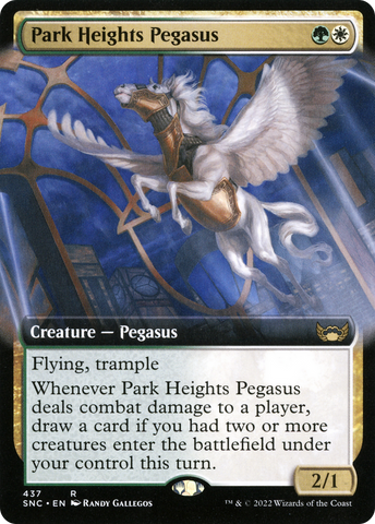 Park Heights Pegasus (SNC-437) - Streets of New Capenna: (Extended Art) Foil