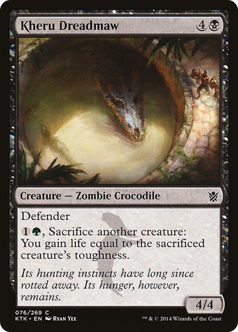 Kheru Dreadmaw (KTK-076) - Khans of Tarkir