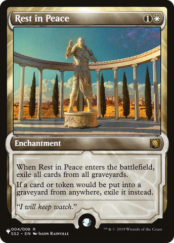 Rest in Peace (LIST-SS2-4) - The List