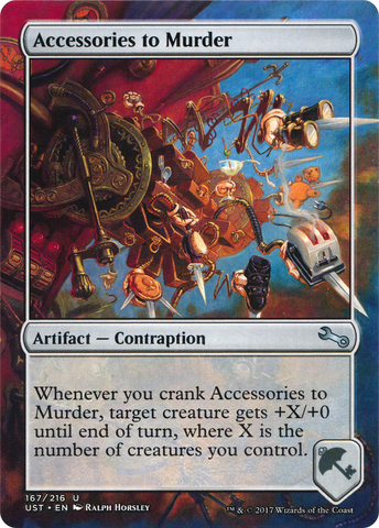 Accessories to Murder (UST-167) - Unstable (Borderless) Foil