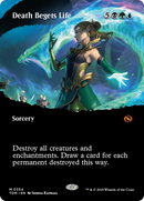 Death Begets Life (TDM-354) - Tarkir: Dragonstorm: (Showcase) (Borderless) Foil