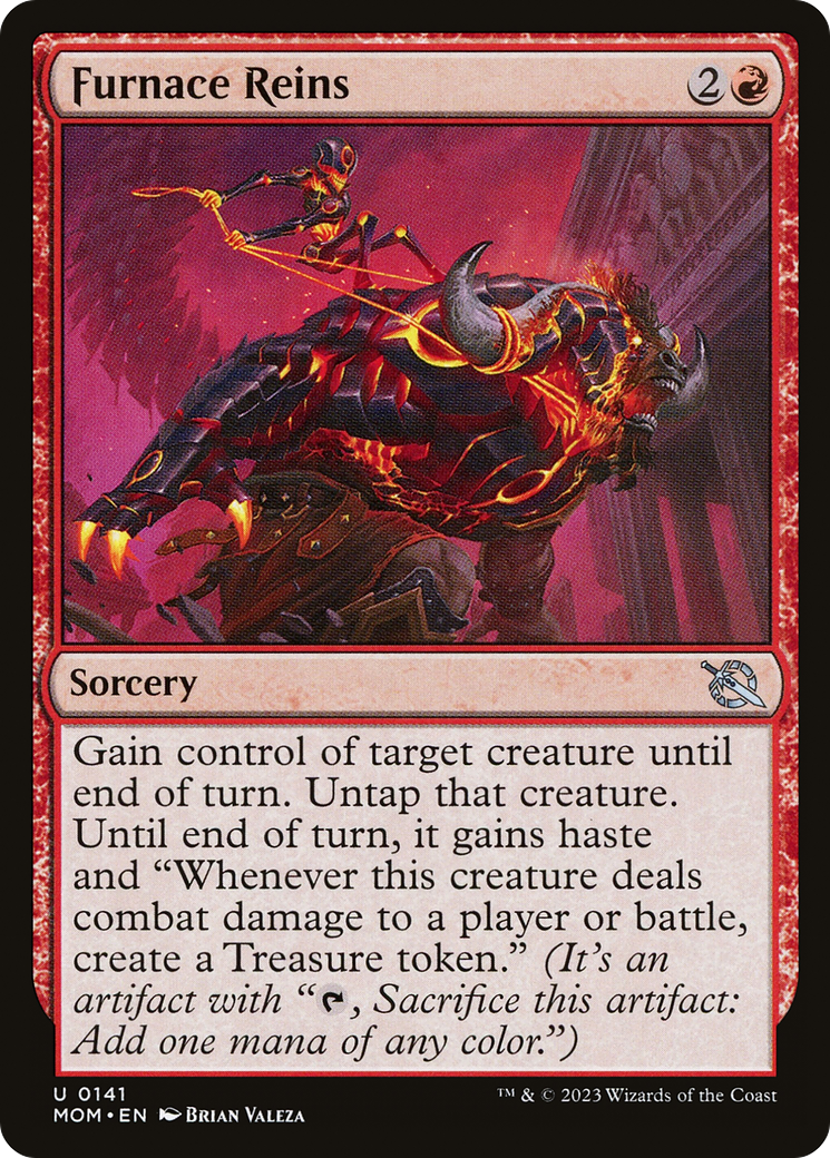 Furnace Reins (MOM-141) - March of the Machine Foil
