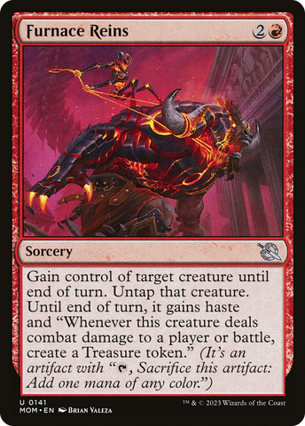 Furnace Reins (MOM-141) - March of the Machine Foil