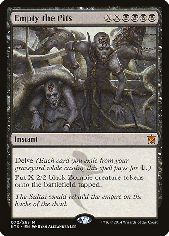 Empty the Pits (KTK-072) - Khans of Tarkir