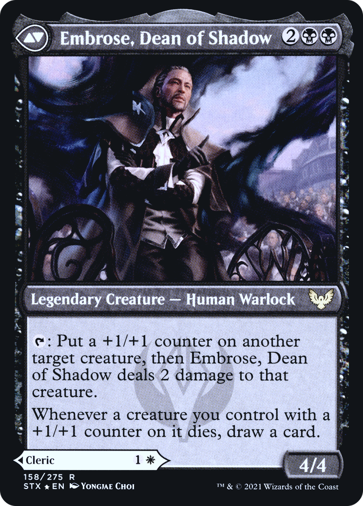 Shaile, Dean of Radiance // Embrose, Dean of Shadow (PRE-158) - Strixhaven: School of Mages Promos Foil