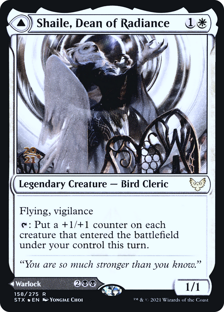 Shaile, Dean of Radiance // Embrose, Dean of Shadow (PRE-158) - Strixhaven: School of Mages Promos Foil