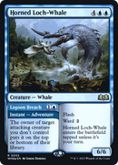 Horned Loch-Whale // Lagoon Breach (PRE-053) - Wilds of Eldraine Promos Foil