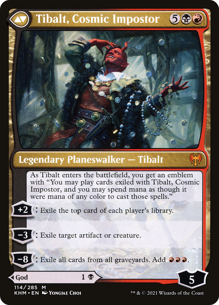 Valki, God of Lies // Tibalt, Cosmic Impostor (LIST-KHM-114) - The List