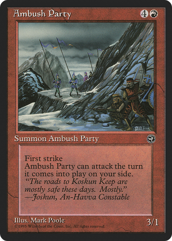 Ambush Party (HML-080) - Homelands
