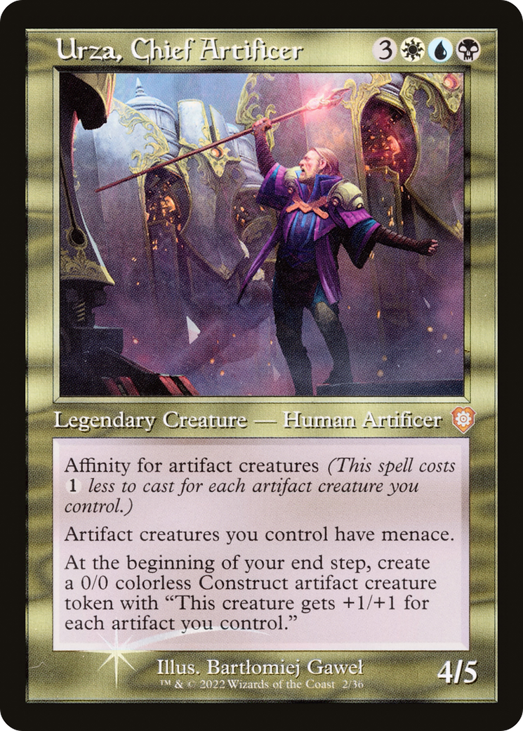 Urza, Chief Artificer (BRC-002) - The Brothers' War Commander Foil