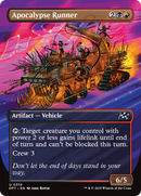 Apocalypse Runner (Borderless) (DFT-319) - Aetherdrift (Borderless) Foil
