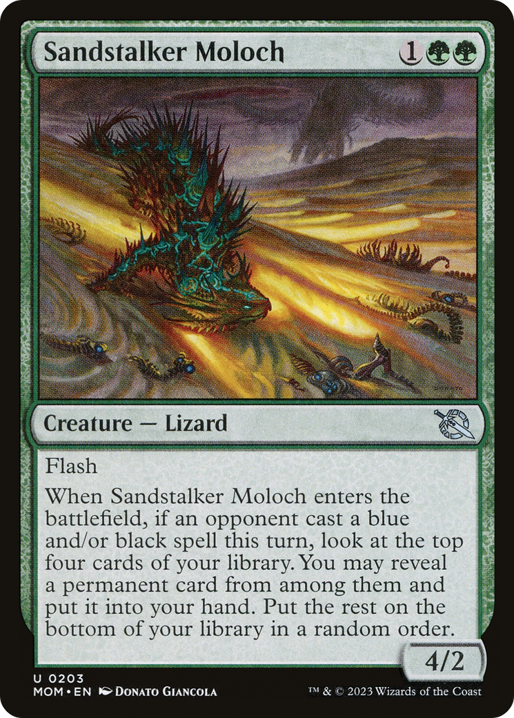Sandstalker Moloch (MOM-203) - March of the Machine