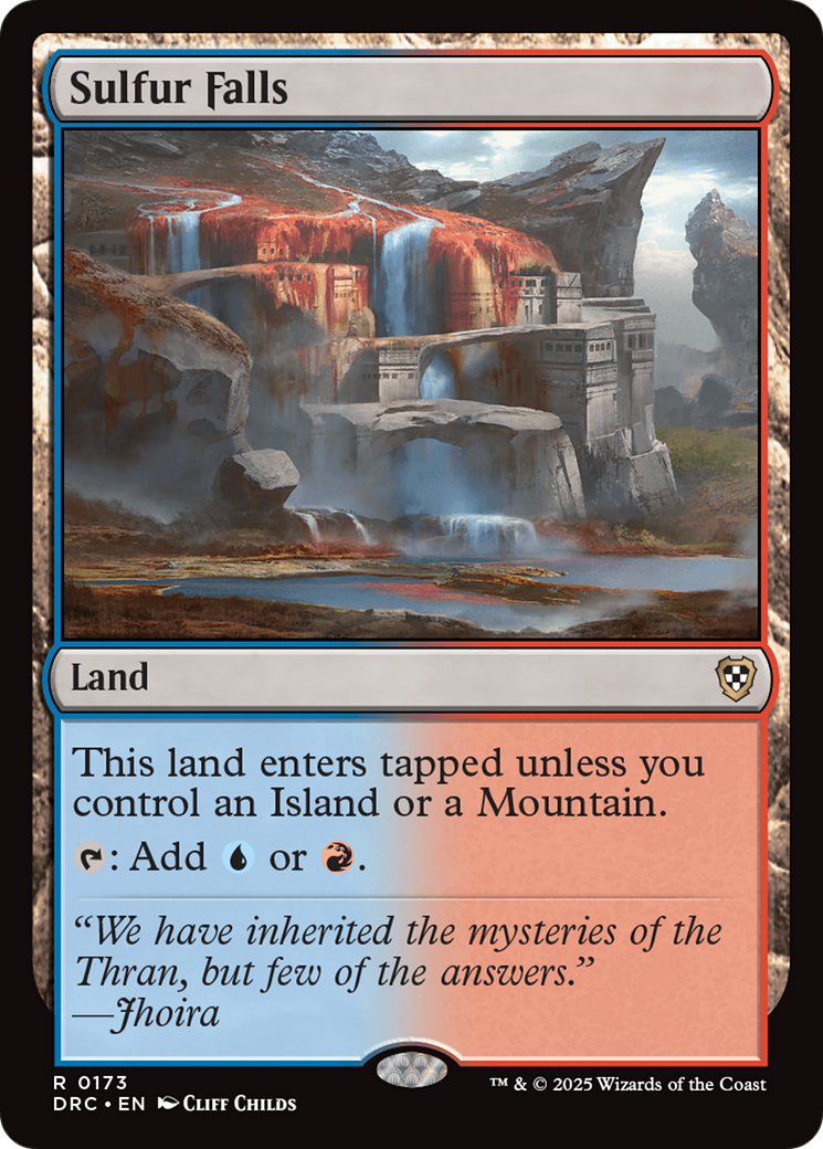 Sulfur Falls (DRC-173) - Commander: Aetherdrift