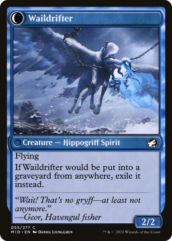 Galedrifter // Waildrifter (MID-055) - Innistrad: Midnight Hunt: (Double Faced Transform)