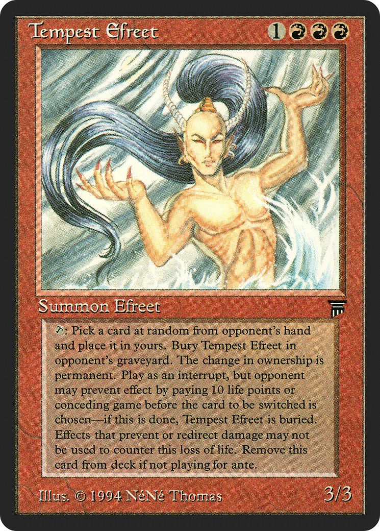 Tempest Efreet (LEG-166) - Legends
