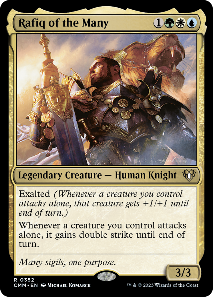 Rafiq of the Many (CMM-352) - Commander Masters
