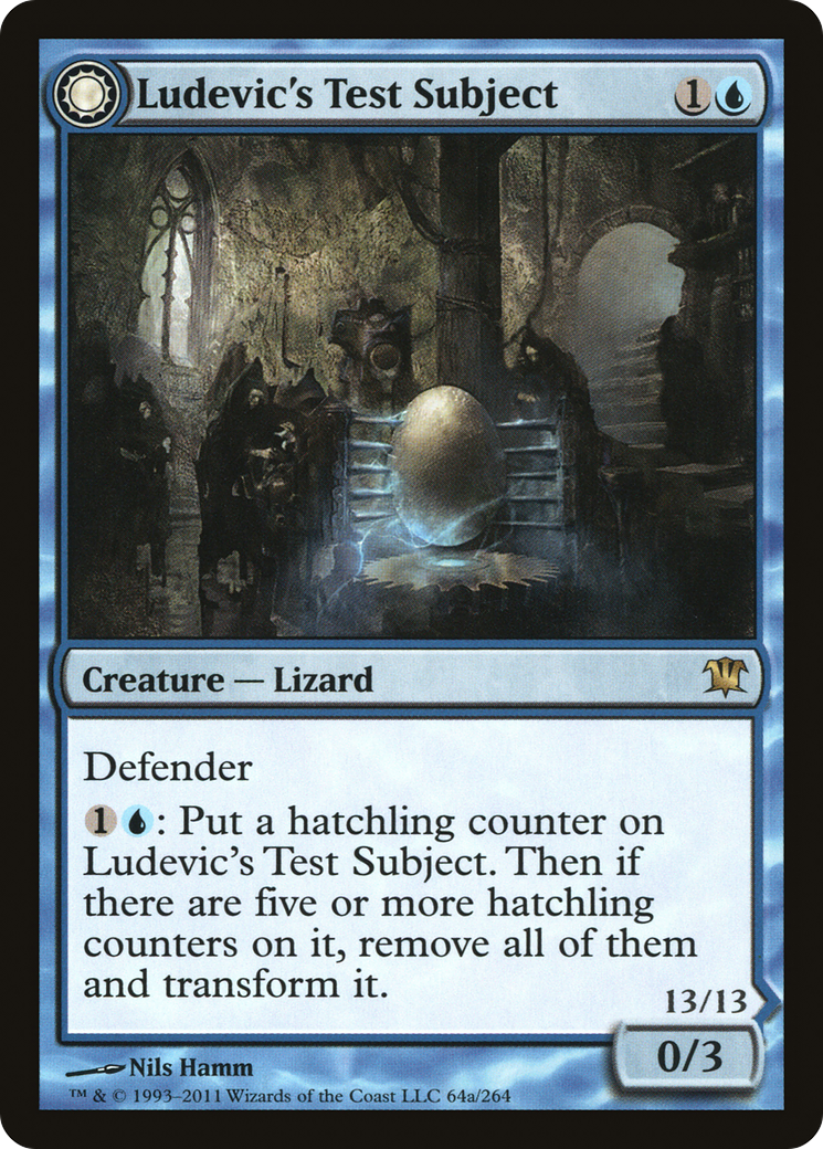 Ludevic's Test Subject // Ludevic's Abomination (ISD-064) - Innistrad: (Double Faced Transform) Foil