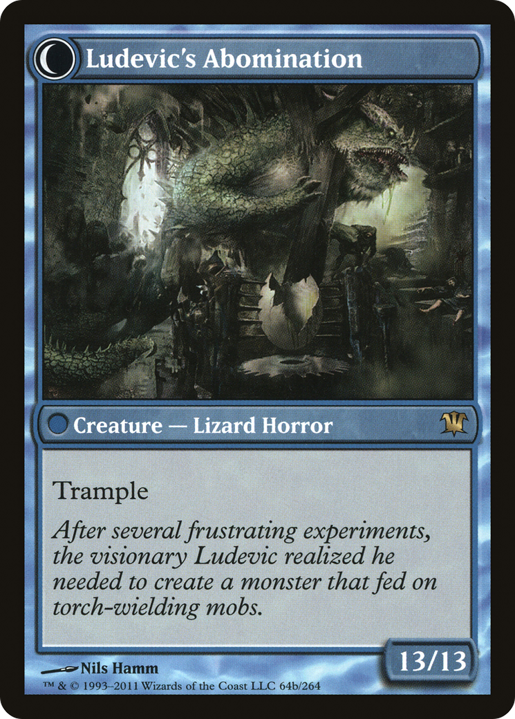 Ludevic's Test Subject // Ludevic's Abomination (ISD-064) - Innistrad: (Double Faced Transform) Foil
