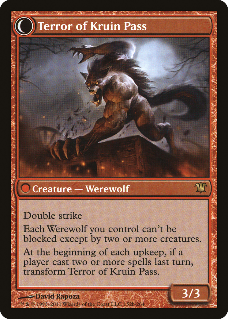 Kruin Outlaw // Terror of Kruin Pass (ISD-152) - Innistrad: (Double Faced Transform)