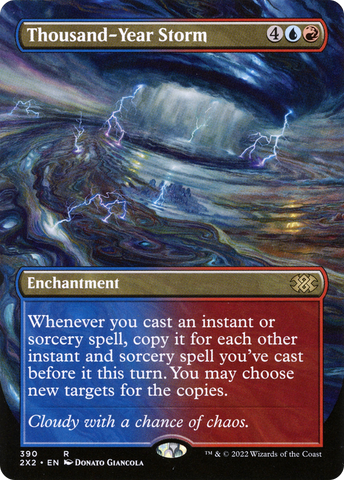 Thousand-Year Storm (2X2-390) - Double Masters 2022 (Borderless) Foil