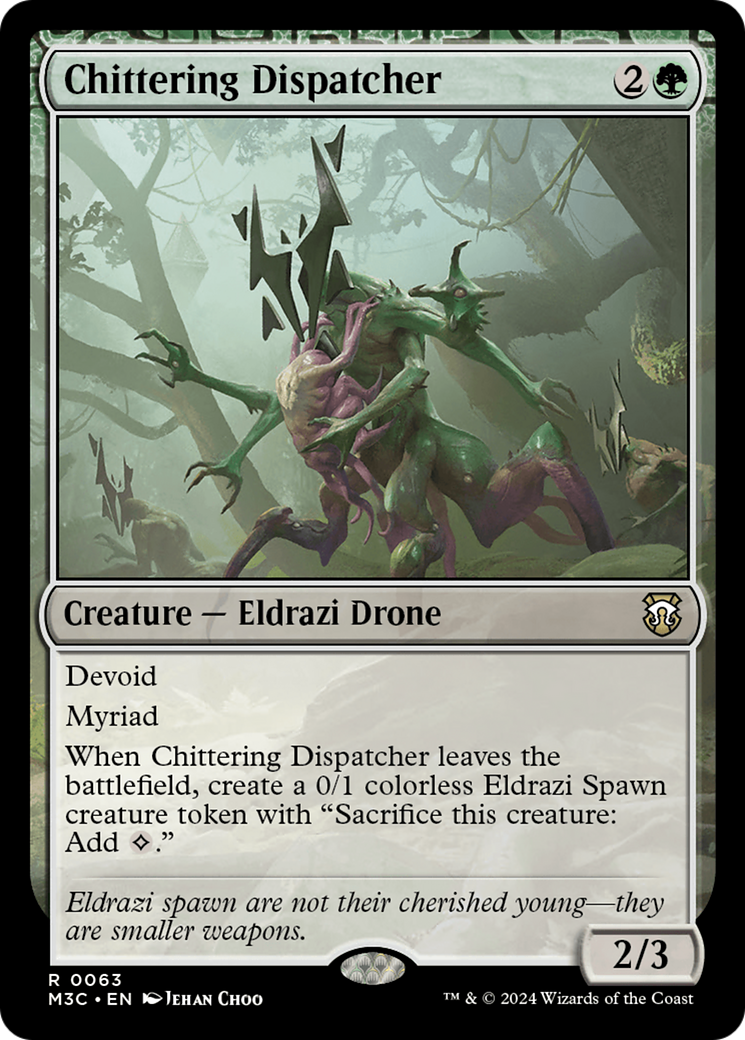 Chittering Dispatcher (M3C-063) - Modern Horizons 3 Commander: (devoid) Foil