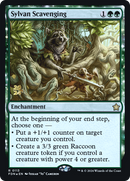 Sylvan Scavenging (PRE-113) - Foundations Promos: (enchantment) Foil